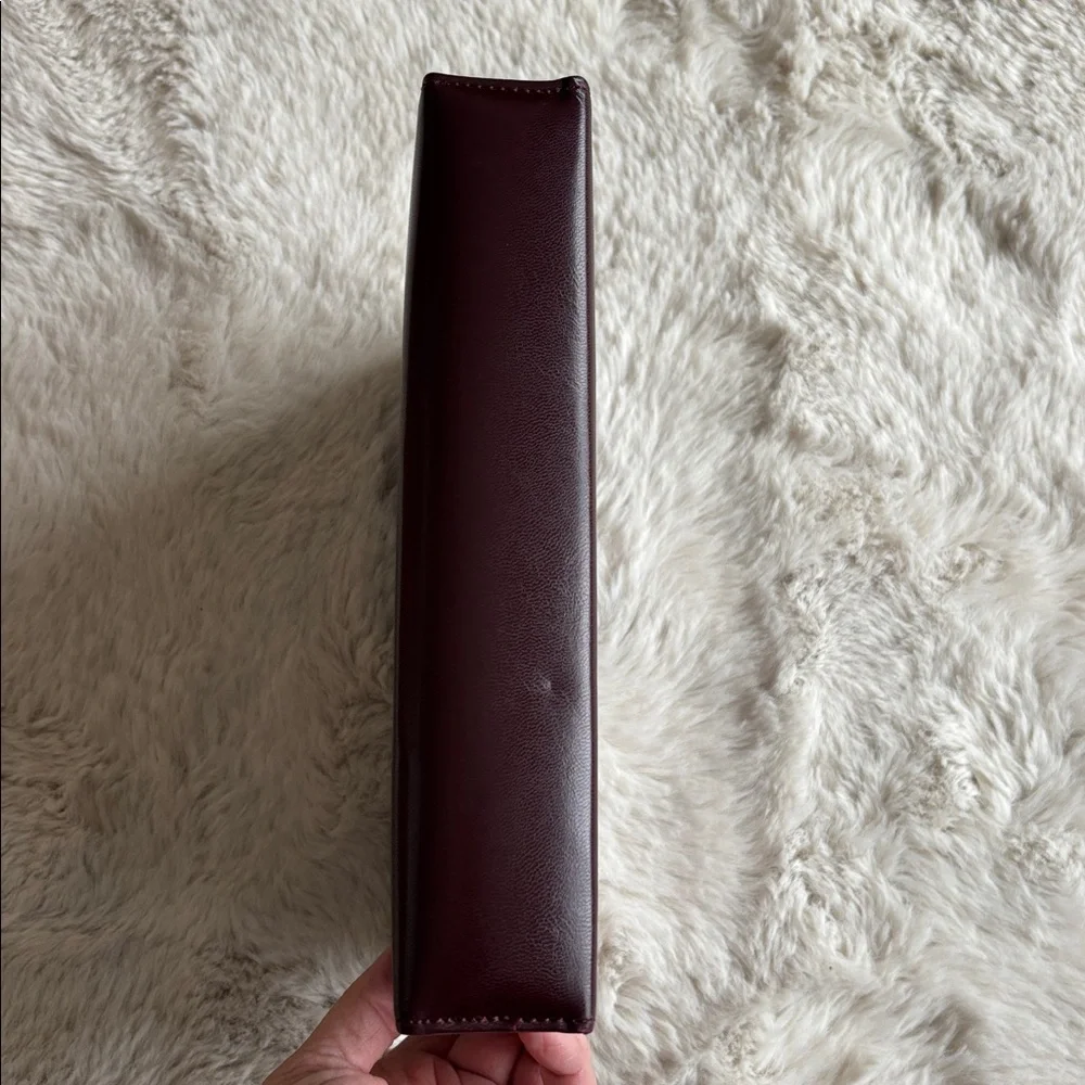 Franklin Covey Original Classic 7-Ring‎ Starter Binder Burgundy Vintage MCM